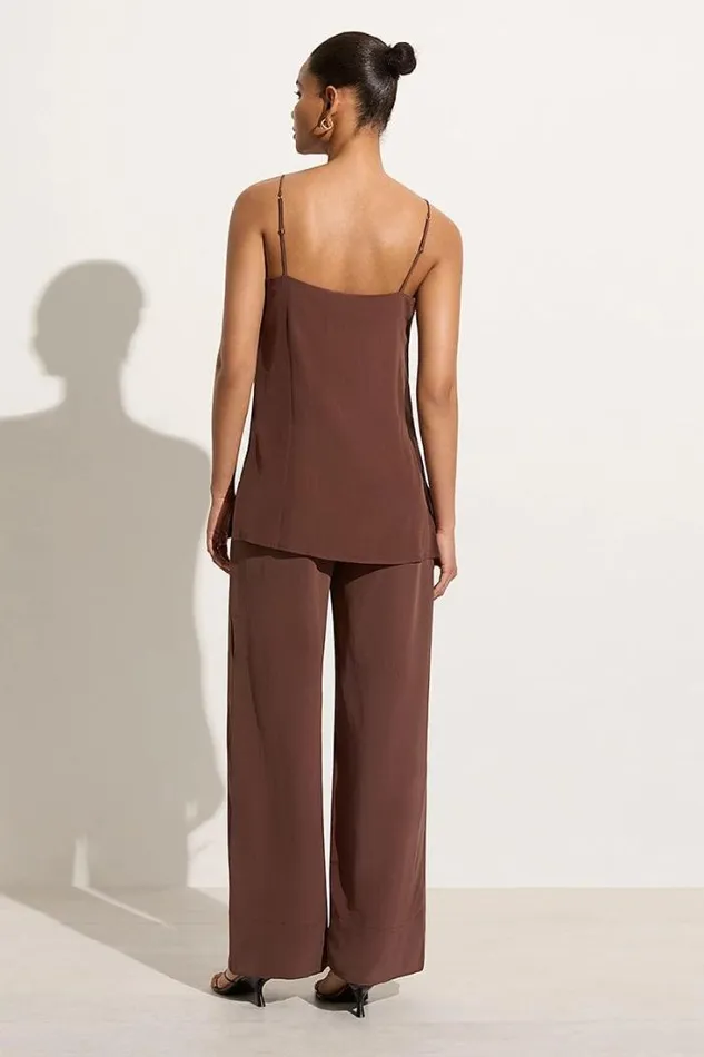 Women Faithfull The Brand Pants Monforte Pant Tobacco