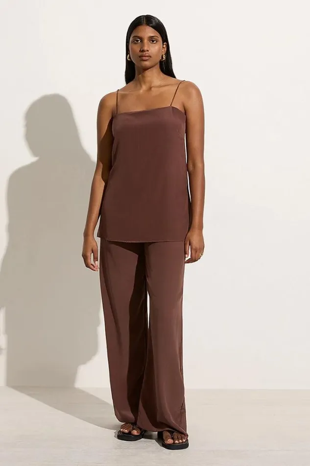 Women Faithfull The Brand Pants Monforte Pant Tobacco