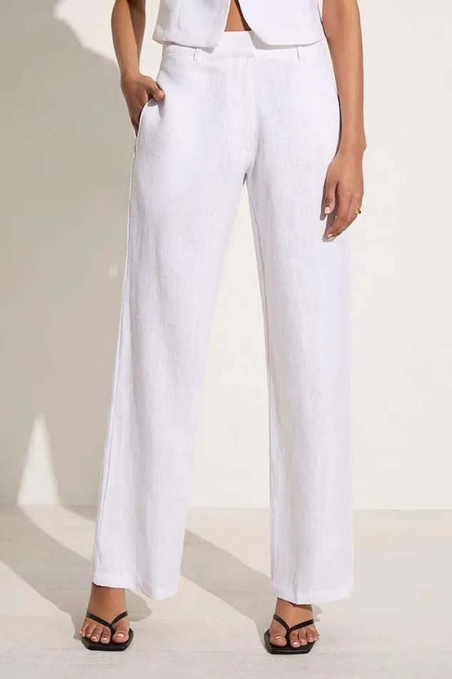 Women Faithfull The Brand Pants Rossio Pant White