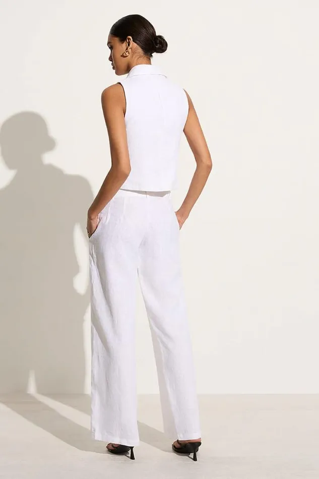 Women Faithfull The Brand Pants Rossio Pant White