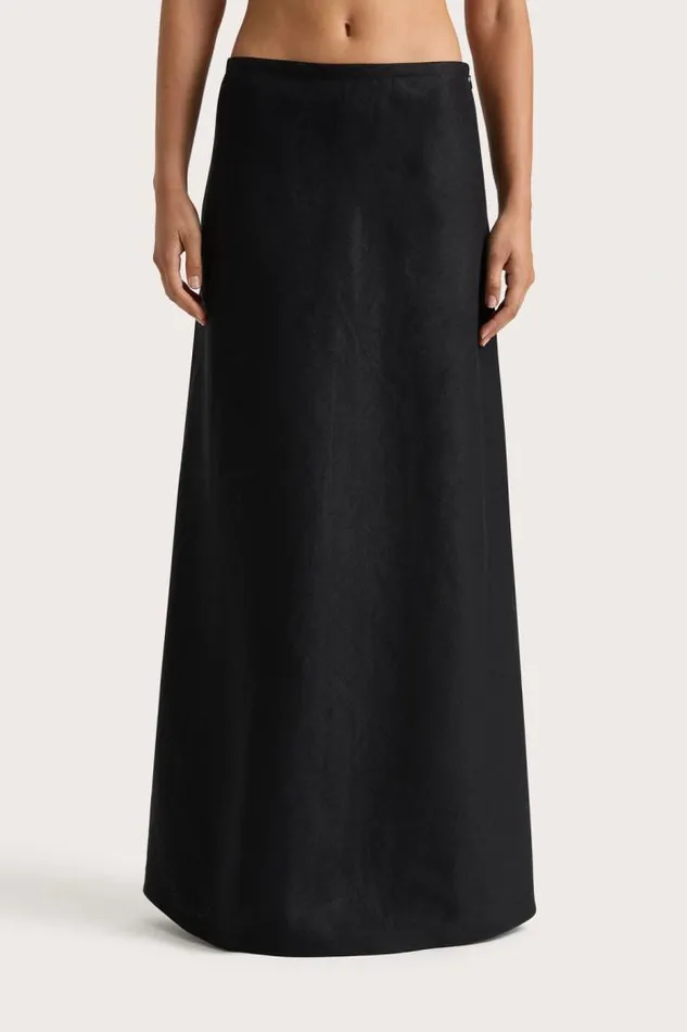 Women Faithfull The Brand Skirts and Shorts Antibes Maxi Skirt Black