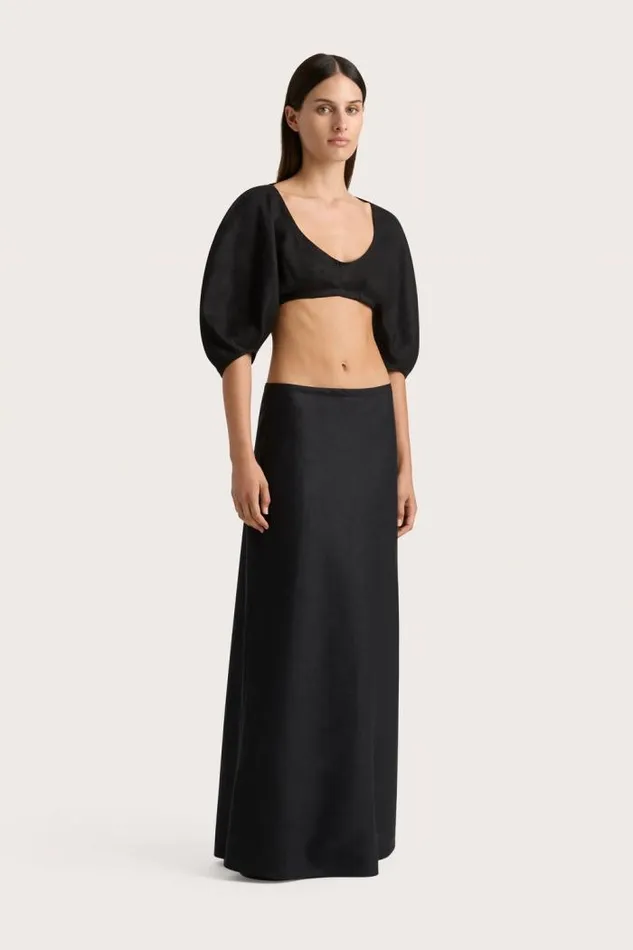 Women Faithfull The Brand Skirts and Shorts Antibes Maxi Skirt Black