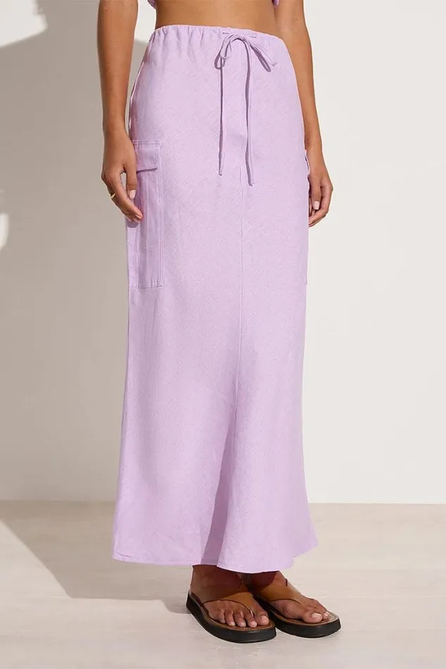 Women Faithfull The Brand Skirts and Shorts Katala Skirt Lilac 8211 Final Sale