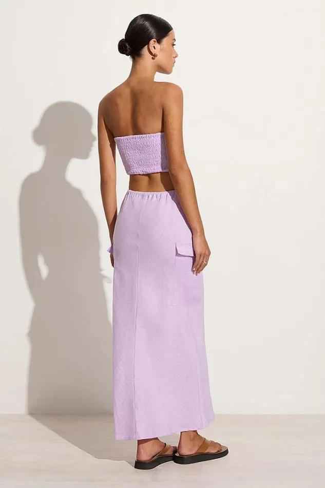 Women Faithfull The Brand Skirts and Shorts Katala Skirt Lilac 8211 Final Sale