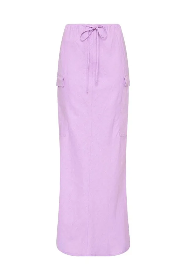 Women Faithfull The Brand Skirts and Shorts Katala Skirt Lilac 8211 Final Sale