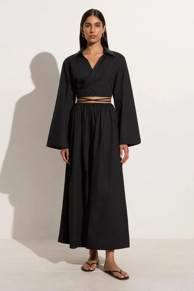 Women Faithfull The Brand Skirts and Shorts Scanno Skirt Black