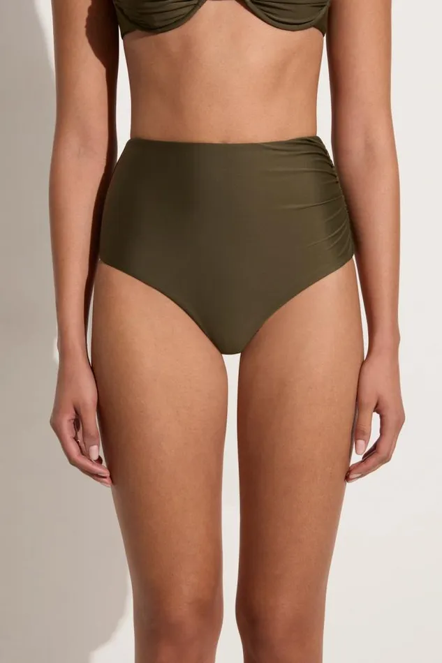 Women Faithfull The Brand Swim Bianca Bikini Bottoms Khaki