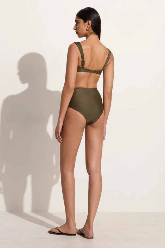 Women Faithfull The Brand Swim Bianca Bikini Bottoms Khaki