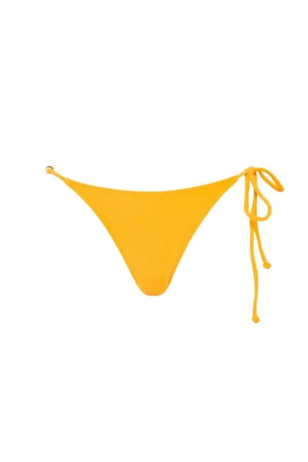Women Faithfull The Brand Swim Di Mari Bikini Bottoms Citrus Towelling 8211 Final Sale