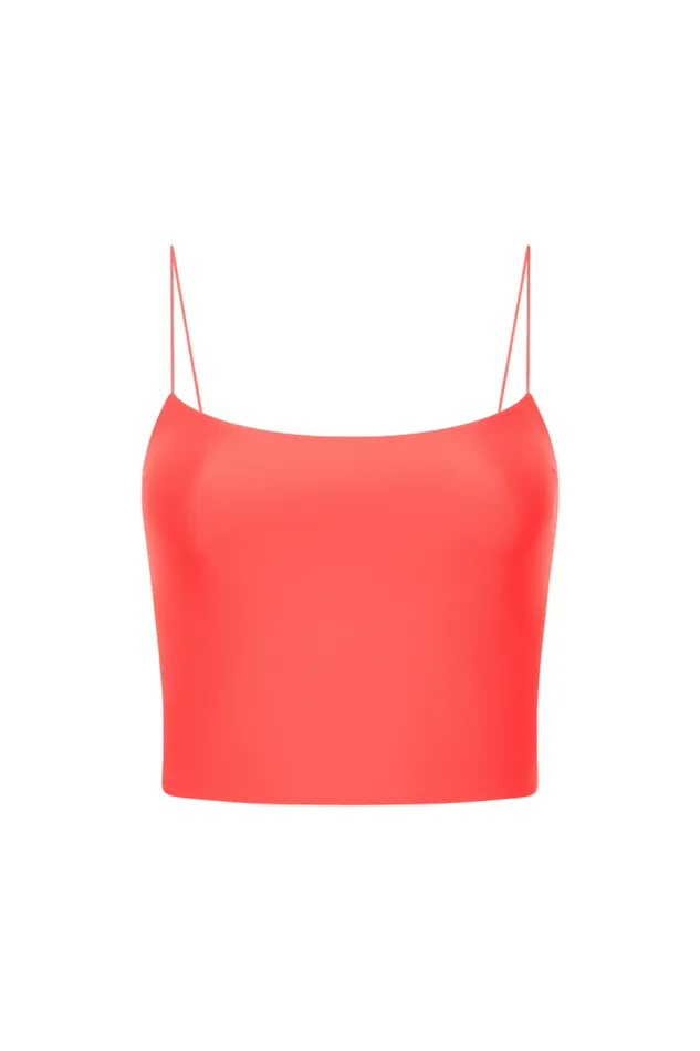 Women Faithfull The Brand Swim Jean Swim Top Vermillion
