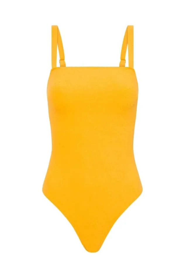 Women Faithfull The Brand Swim Marilena One Piece Citrus Towelling 8211 Final Sale