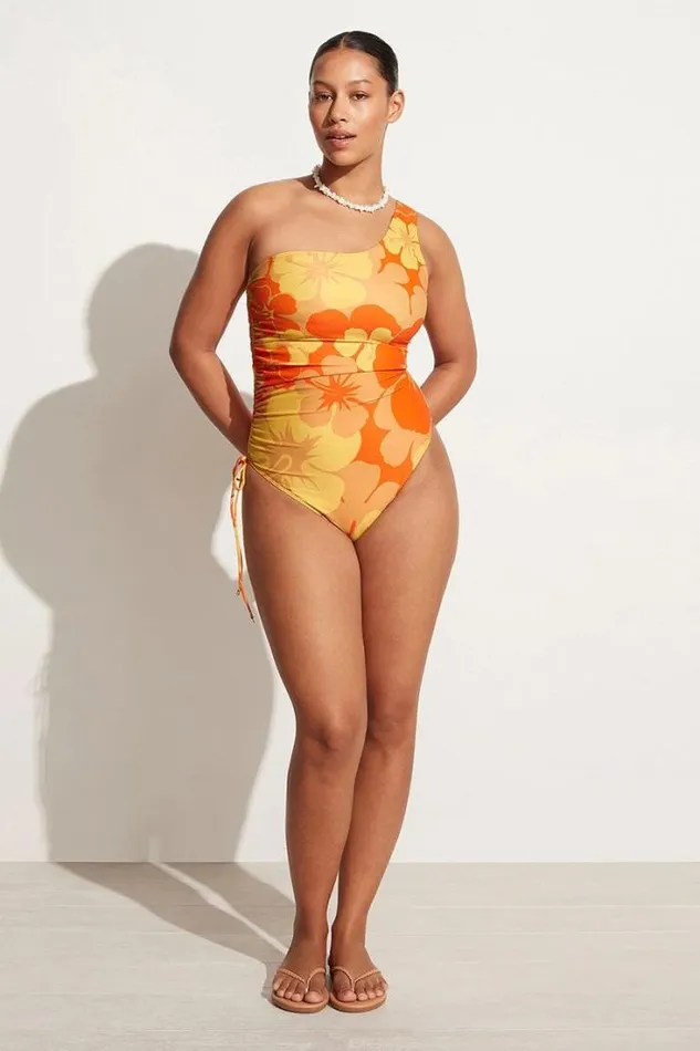 Women Faithfull The Brand Swim Motu Uta One Piece Surfs Up Floral Print 8211 Final Sale