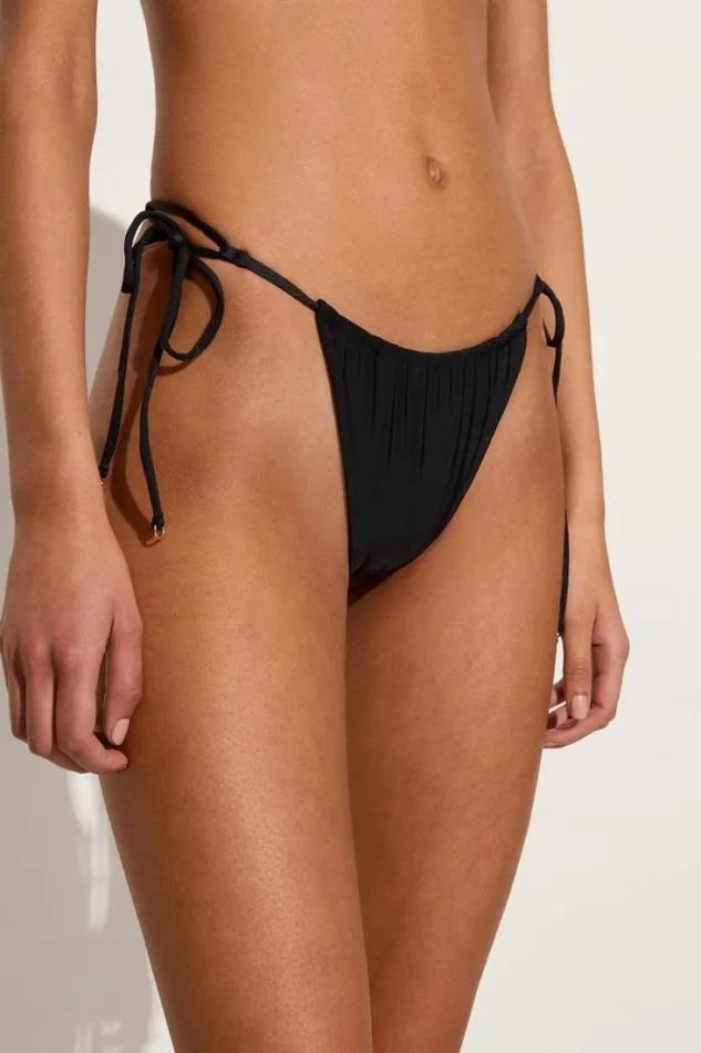 Women Faithfull The Brand Swim Pacific Bikini Bottoms Black