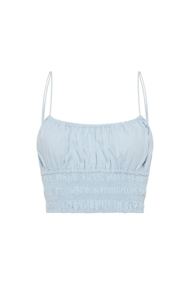 Women Faithfull The Brand Tops Baia Top Sky Blue
