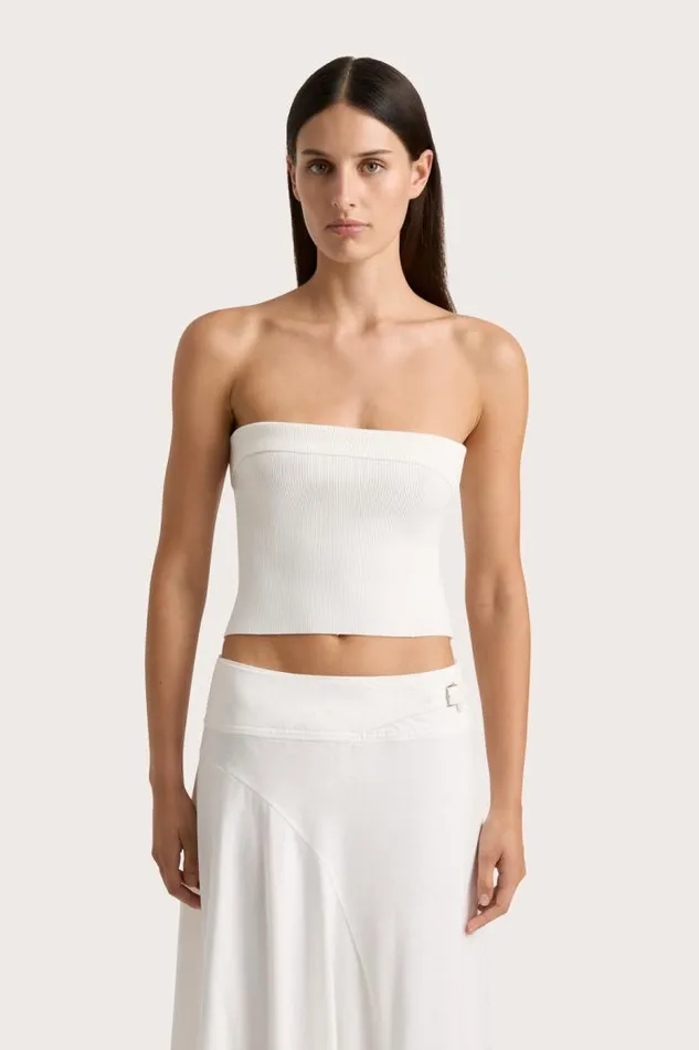 Women Faithfull The Brand Tops Ciele Top Azalea White