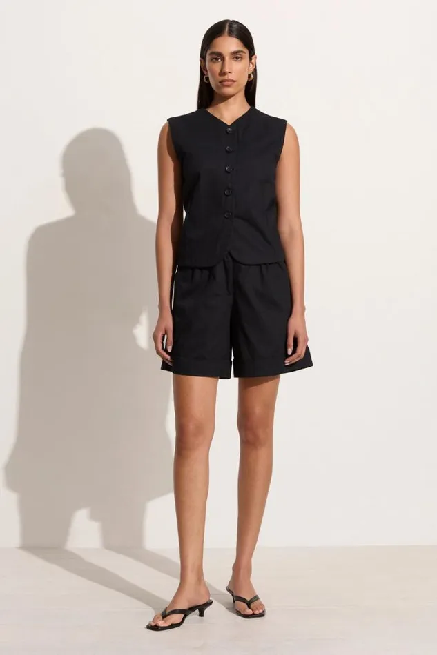 Women Faithfull The Brand Tops Delfina Vest Black