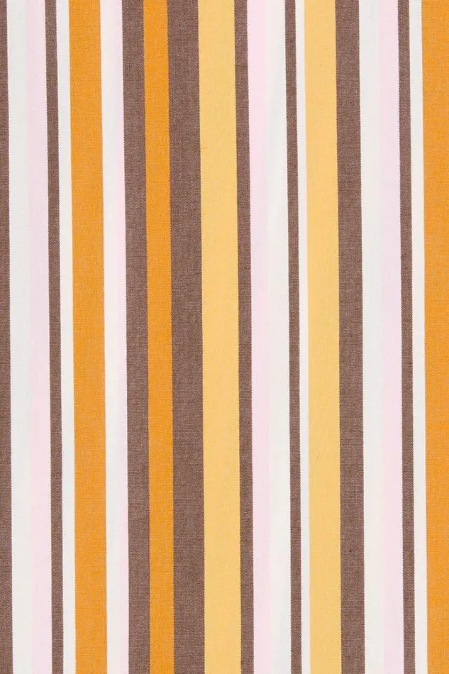 Women Faithfull The Brand Tops En Vau Shirt Terracotta Stripe