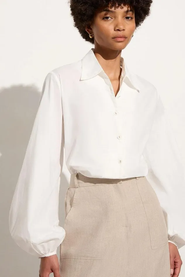 Women Faithfull The Brand Tops Managua Shirt White