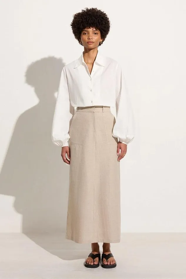 Women Faithfull The Brand Tops Managua Shirt White