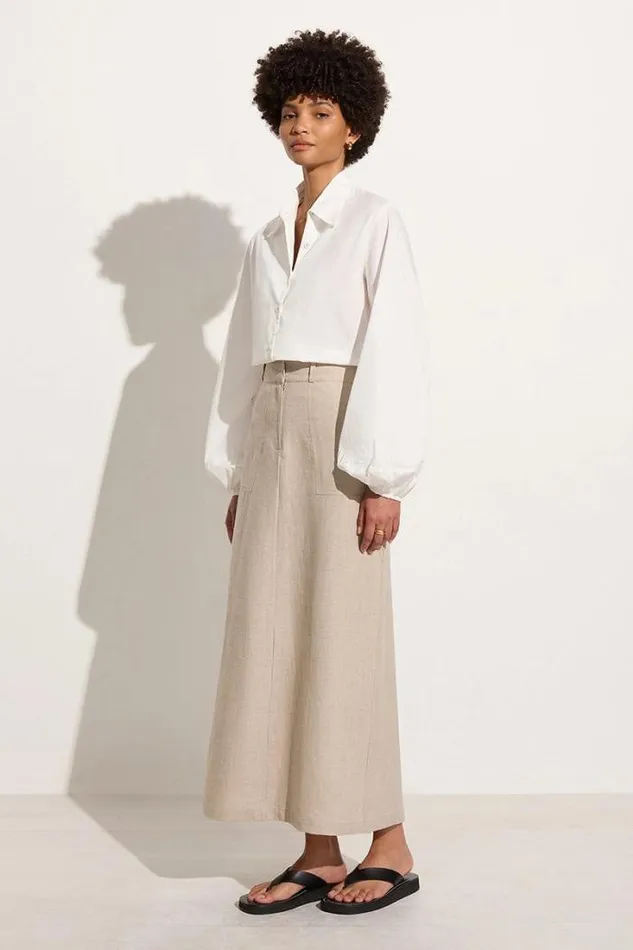 Women Faithfull The Brand Tops Managua Shirt White