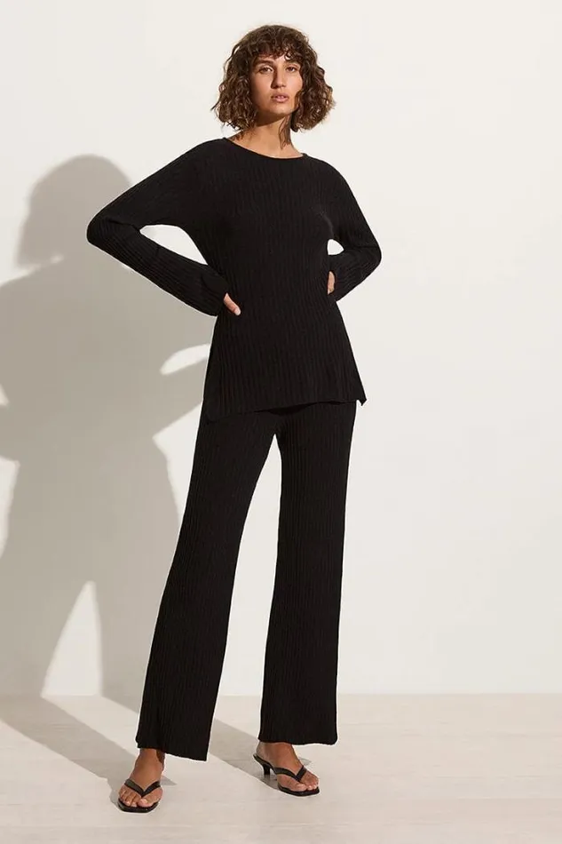 Women Faithfull The Brand Tops Mitras Tunic Top Black