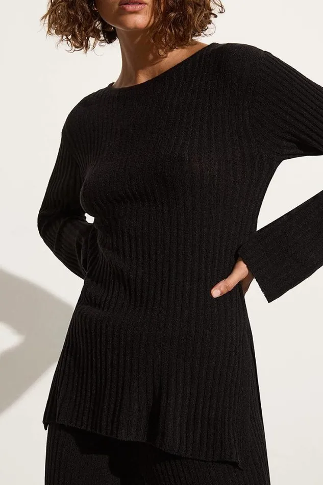 Women Faithfull The Brand Tops Mitras Tunic Top Black
