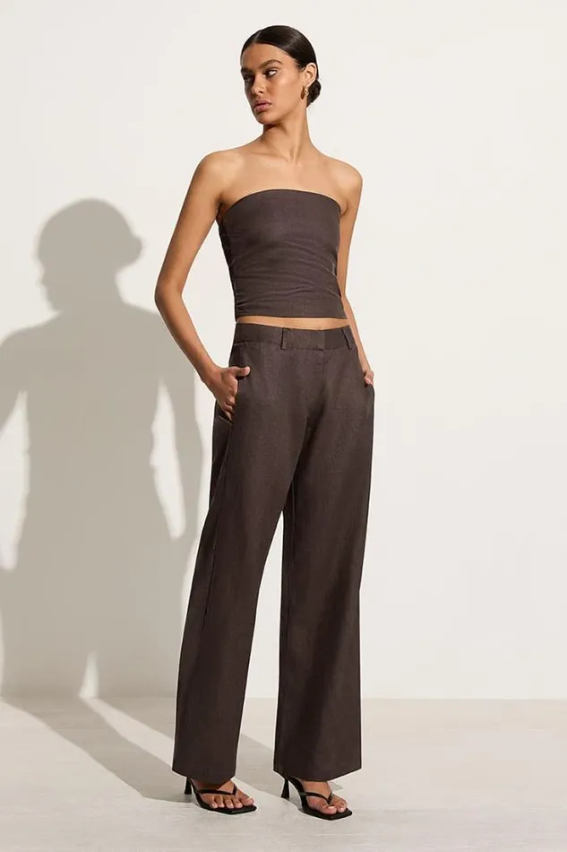 Women Faithfull The Brand Tops Praiyah Bodice Charcoal