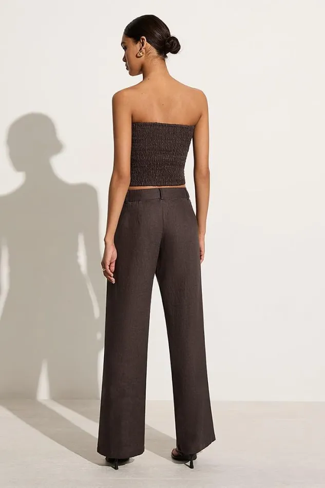 Women Faithfull The Brand Tops Praiyah Bodice Charcoal