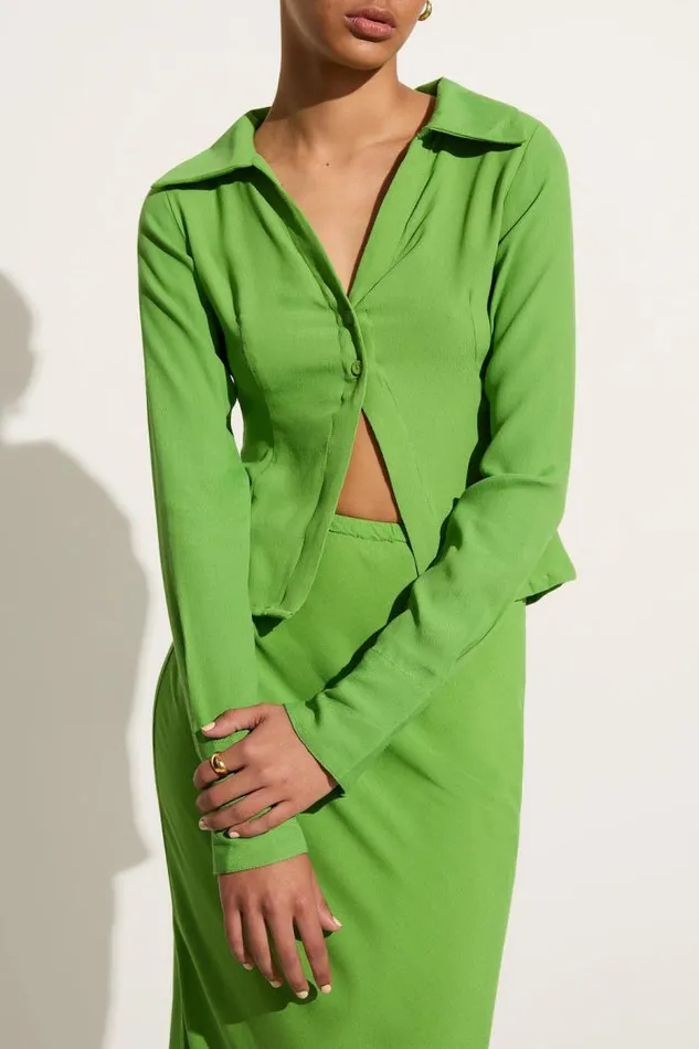 Women Faithfull The Brand Tops Serrador Shirt Apple