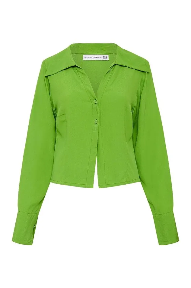 Women Faithfull The Brand Tops Serrador Shirt Apple