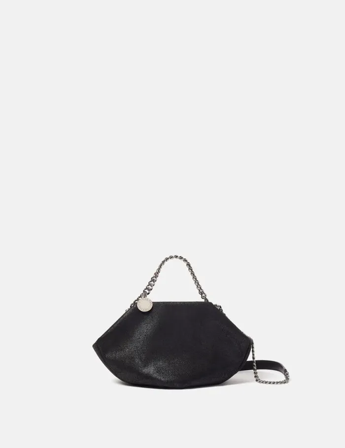 Women Falabella Double Chain Shoulder Bag Midnight Black Stella McCartney Mini Bags And Clutches Women Falabella Double Chain Shoulder Bag Midnight Black Stella McCartney Mini Bags And Clutches