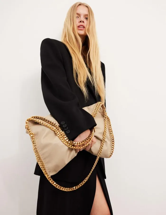 Women Falabella FoldOver Tote Bag Butter Cream Stella McCartney TopHandle Bags Women Falabella FoldOver Tote Bag Butter Cream Stella McCartney TopHandle Bags