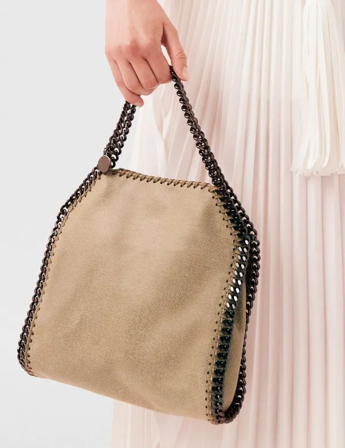 Women Falabella Mini Tote Bag Clotted Cream Stella McCartney Mini Bags And Clutches Women Falabella Mini Tote Bag Clotted Cream Stella McCartney Mini Bags And Clutches