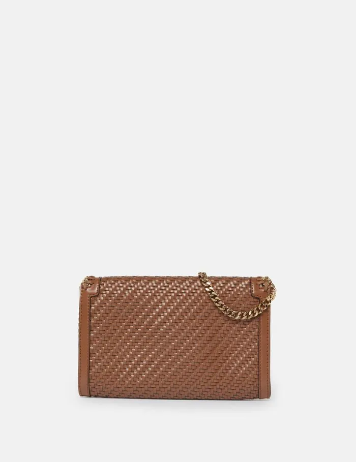 Women Falabella Woven Wallet Crossbody Bag Tan Brown Stella McCartney Mini Bags And Clutches Women Falabella Woven Wallet Crossbody Bag Tan Brown Stella McCartney Mini Bags And Clutches