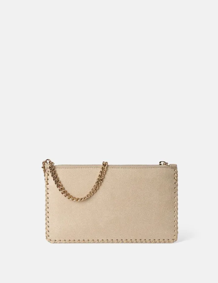 Women Falabella Wrist Pouch Butter Cream Stella McCartney Mini Bags And Clutches Women Falabella Wrist Pouch Butter Cream Stella McCartney Mini Bags And Clutches