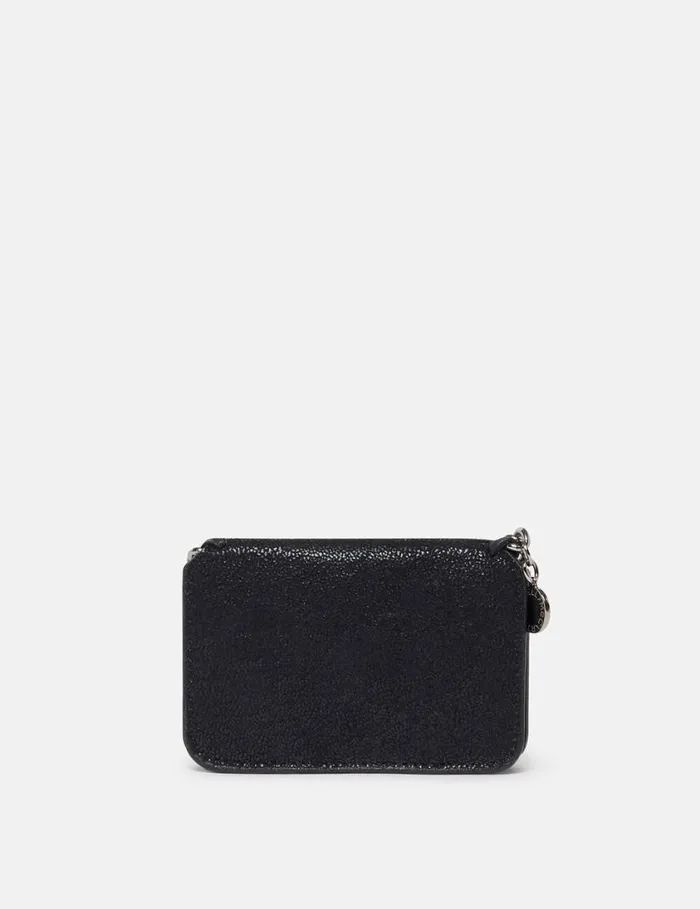 Women Falabella Zipper Cardholder Pitch Black Stella McCartney Iconic Falabella Women Falabella Zipper Cardholder Pitch Black Stella McCartney Iconic Falabella
