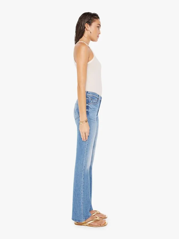 Women Flare Mother Denim The Outsider Sneak Blue medium
