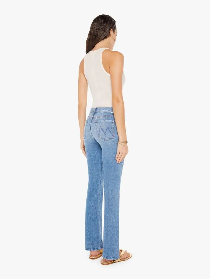 Women Flare Mother Denim The Outsider Sneak Blue medium