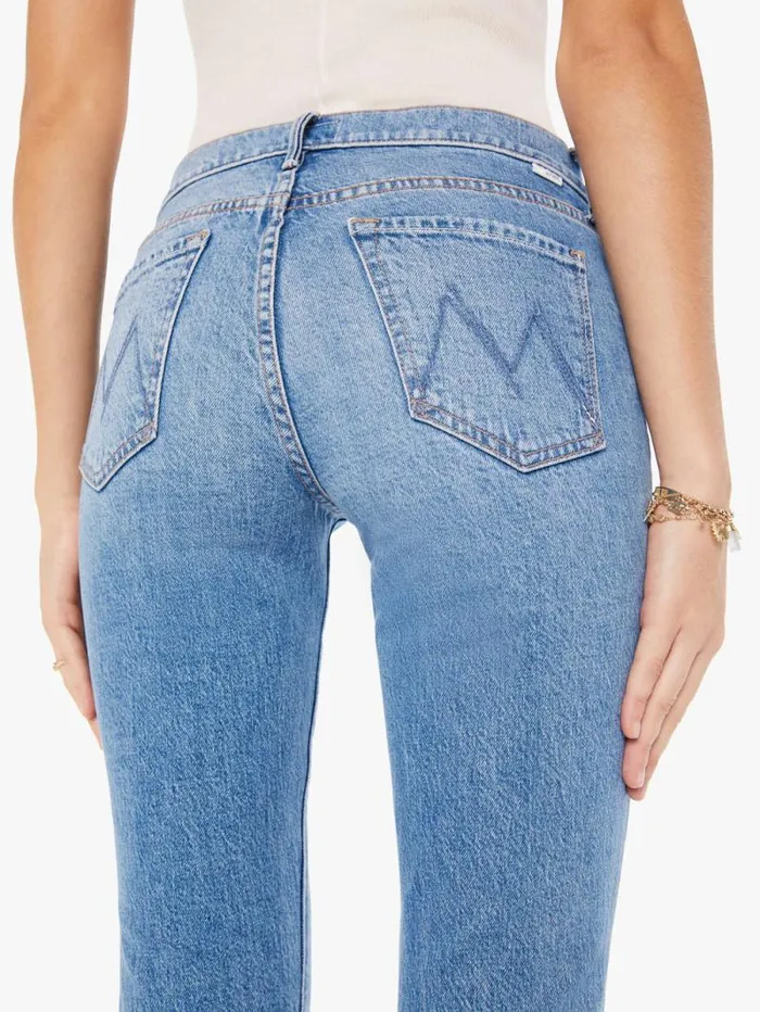 Women Flare Mother Denim The Outsider Sneak Blue medium