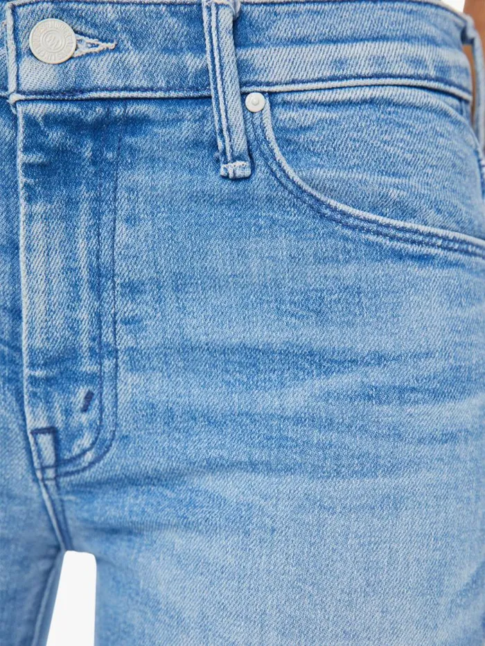 Women Flare Mother Denim The Weekender Blue