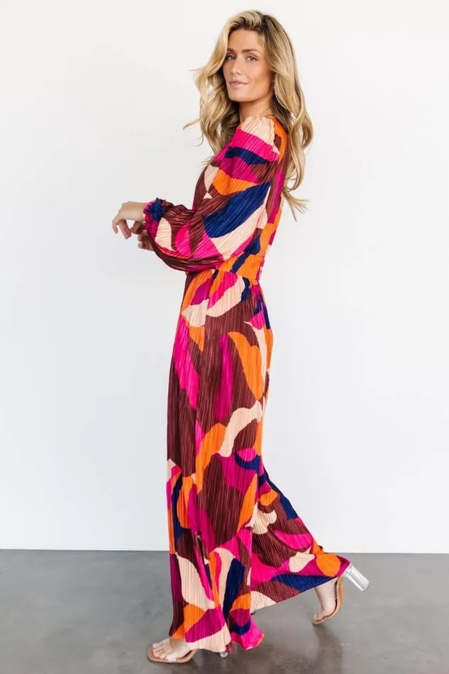 Women Fran Pleated Jumpsuit Multi Baltic Born Jumpsuits and Rompers