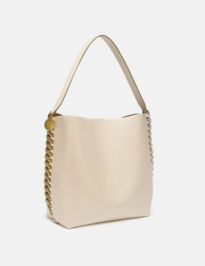 Women Frayme Tote Bag Pure White Stella McCartney TopHandle Bags Women Frayme Tote Bag Pure White Stella McCartney TopHandle Bags