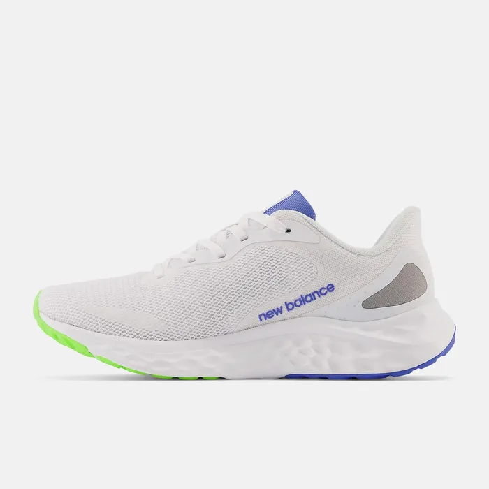 Women Fresh Foam Arishi V4 White With Pixel Green And Bright Lapis New Balance Running Women Fresh Foam Arishi V4 White With Pixel Green And Bright Lapis New Balance Running