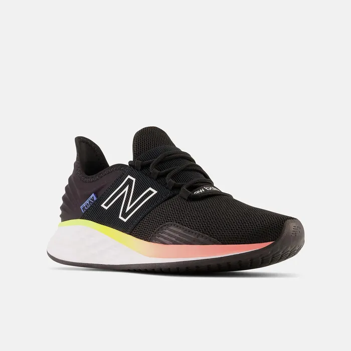 Women Fresh Foam Roav Black With White And Bright Lapis New Balance Running Women Fresh Foam Roav Black With White And Bright Lapis New Balance Running