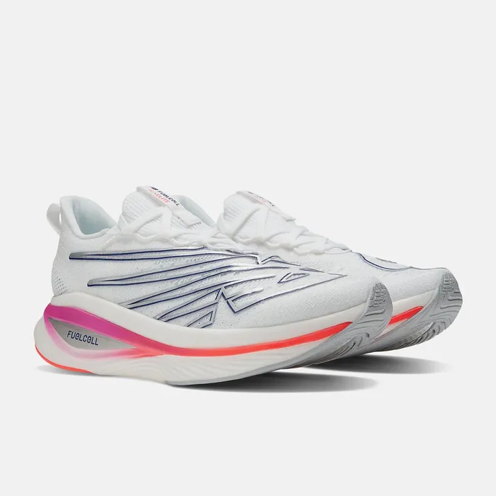Women FuelCell SuperComp Elite V3 White With Victory Blue New Balance Running Women FuelCell SuperComp Elite V3 White With Victory Blue New Balance Running
