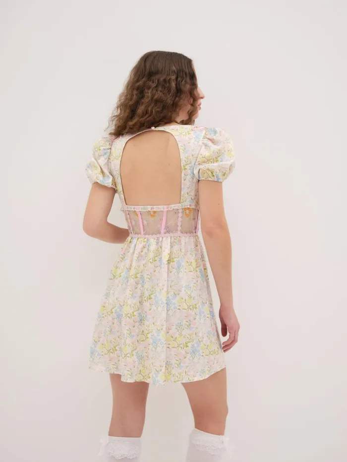 Women Glitter Garden Cap Sleeve Slip Dress Multi For Love and Lemons Dresses Women Glitter Garden Cap Sleeve Slip Dress Multi For Love and Lemons Dresses