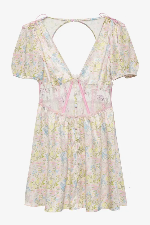 Women Glitter Garden Cap Sleeve Slip Dress Multi For Love and Lemons Dresses Women Glitter Garden Cap Sleeve Slip Dress Multi For Love and Lemons Dresses