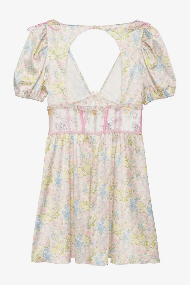 Women Glitter Garden Cap Sleeve Slip Dress Multi For Love and Lemons Dresses Women Glitter Garden Cap Sleeve Slip Dress Multi For Love and Lemons Dresses