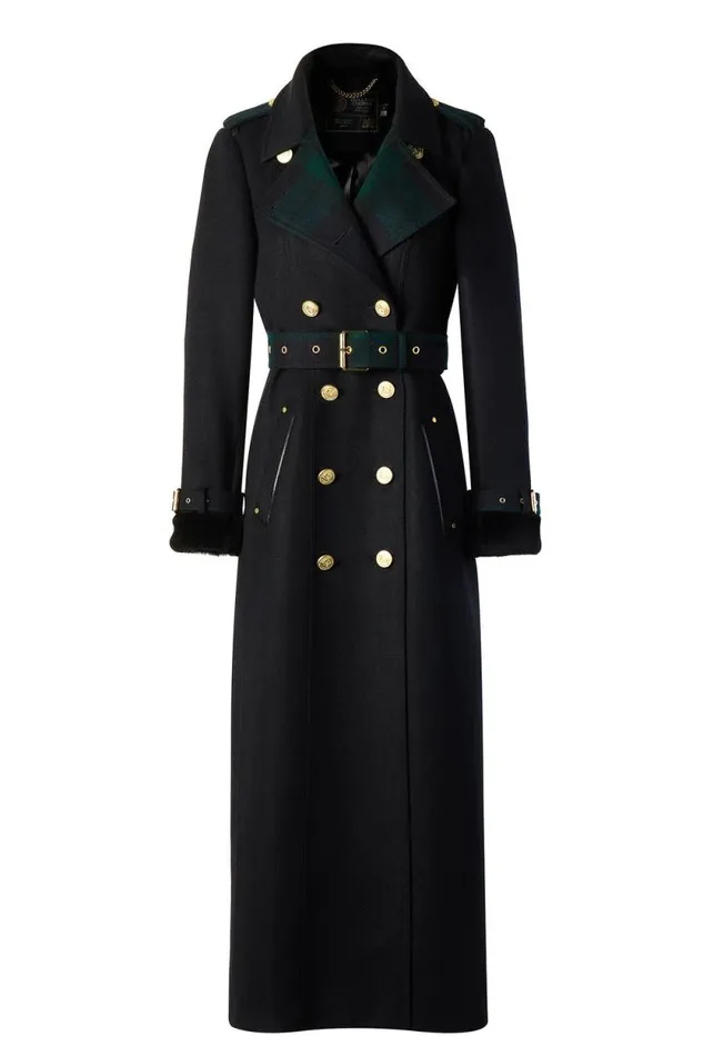Women Gold Label Trench Soft Navy Blackwatch Holland Cooper Coats