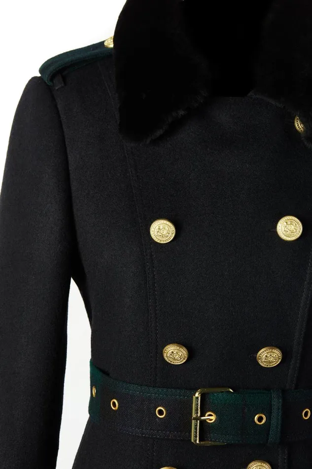 Women Gold Label Trench Soft Navy Blackwatch Holland Cooper Coats